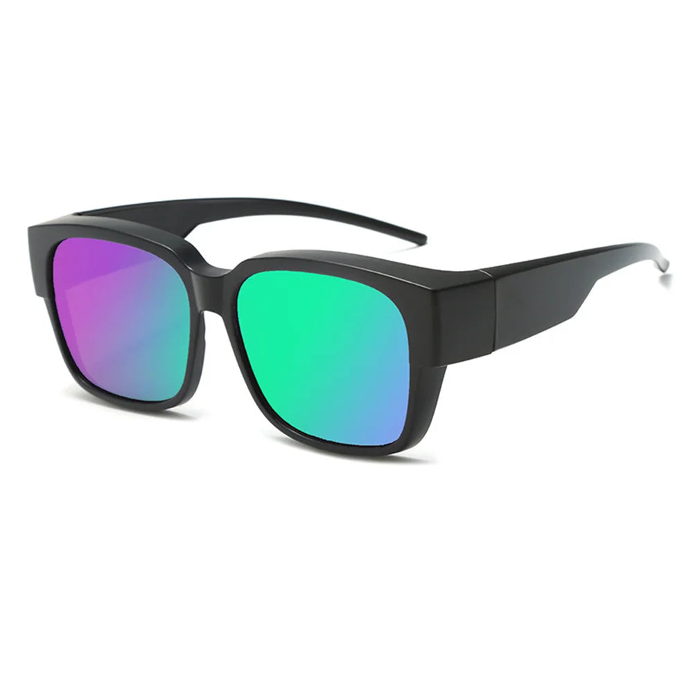 Vintage Überbrille Unisex. Passt auf jede Brillenfassung mit Stärke und schützt vor Sonneneinstrahlung.