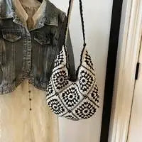 Frauen Stroh Einkaufstasche Große Kapazität Vintage Urlaub Schulter Tasche Alles Lässige Handtasche Designer Hohl Sommer Strand Tasche