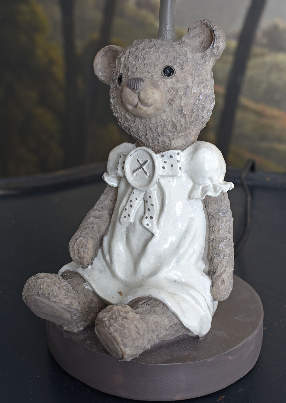 Tischlampe Kinderlampe Bär Tischleuchte Kinderzimmer Leuchte Teddybär Lampe