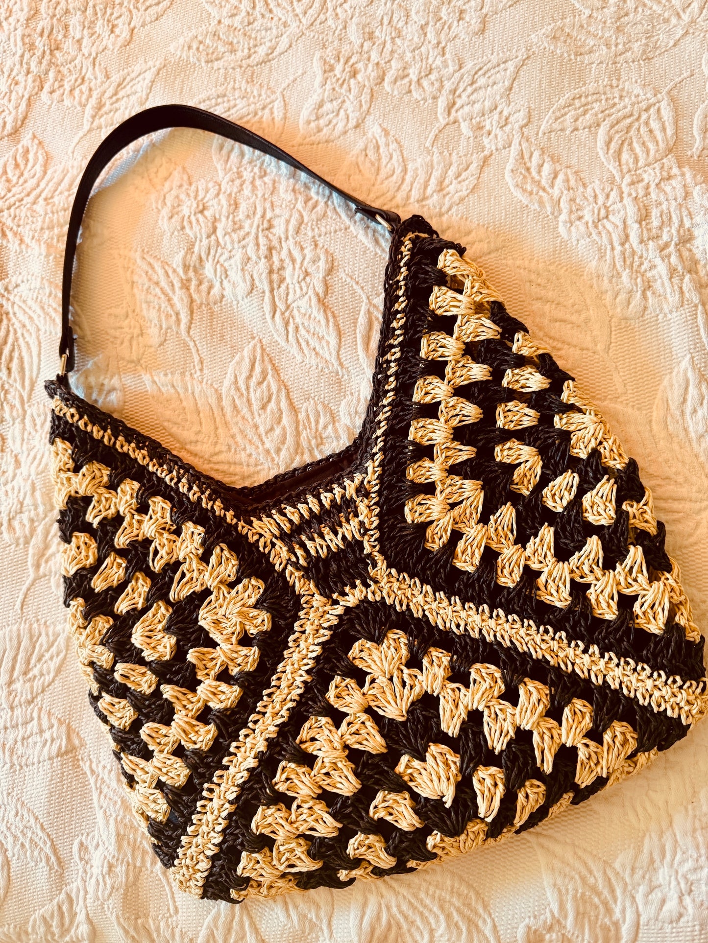 Frauen Stroh Einkaufstasche Große Kapazität Vintage Urlaub Schulter Tasche Alles Lässige Handtasche Designer Hohl Sommer Strand Tasche