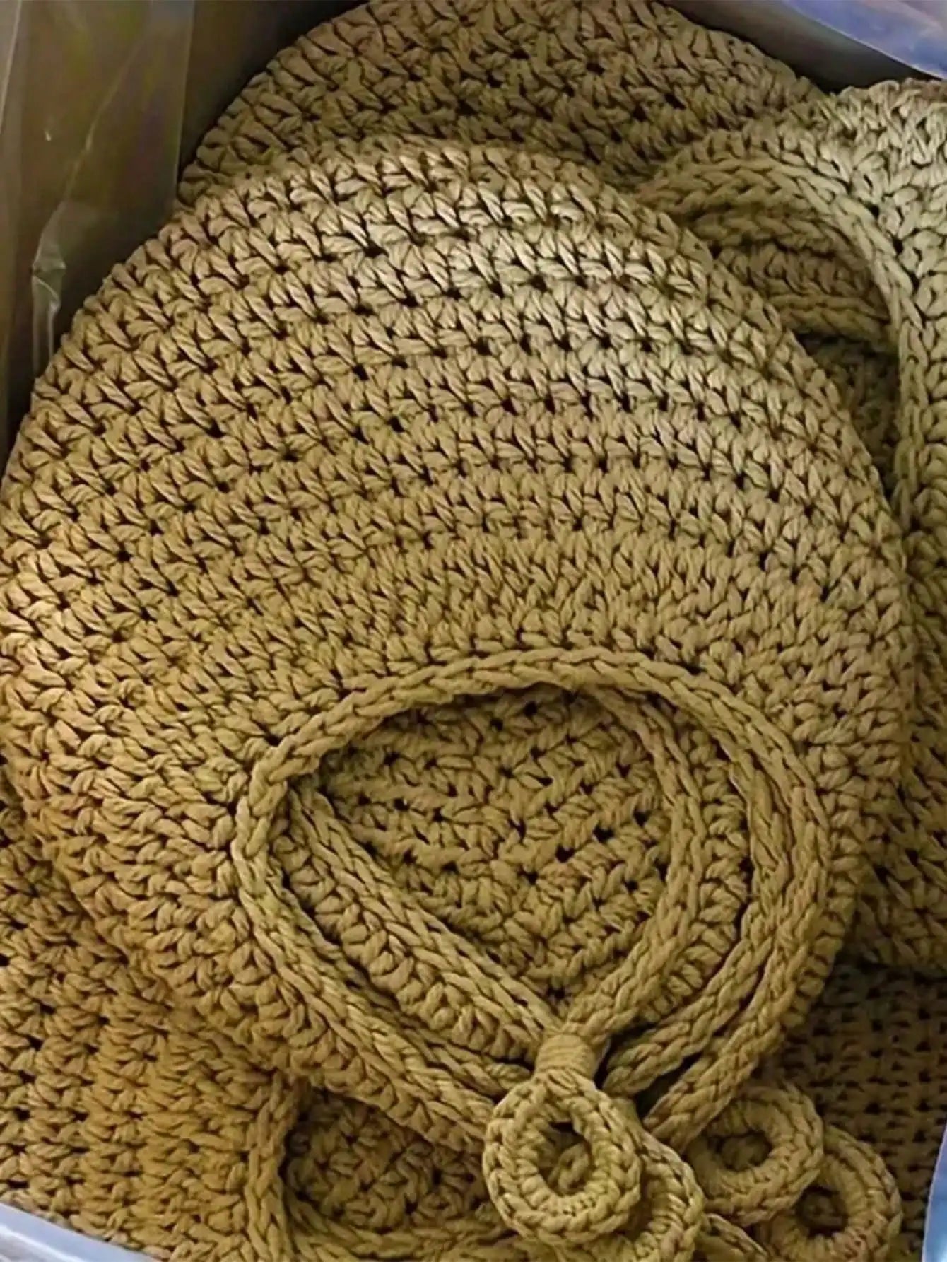 Wanddekor-Hängekorb, Böhmischer Gewebter Korb, Pflanzgefäß, Behälter, Tropfenform, Geeignet Für Gemüse Und Obst