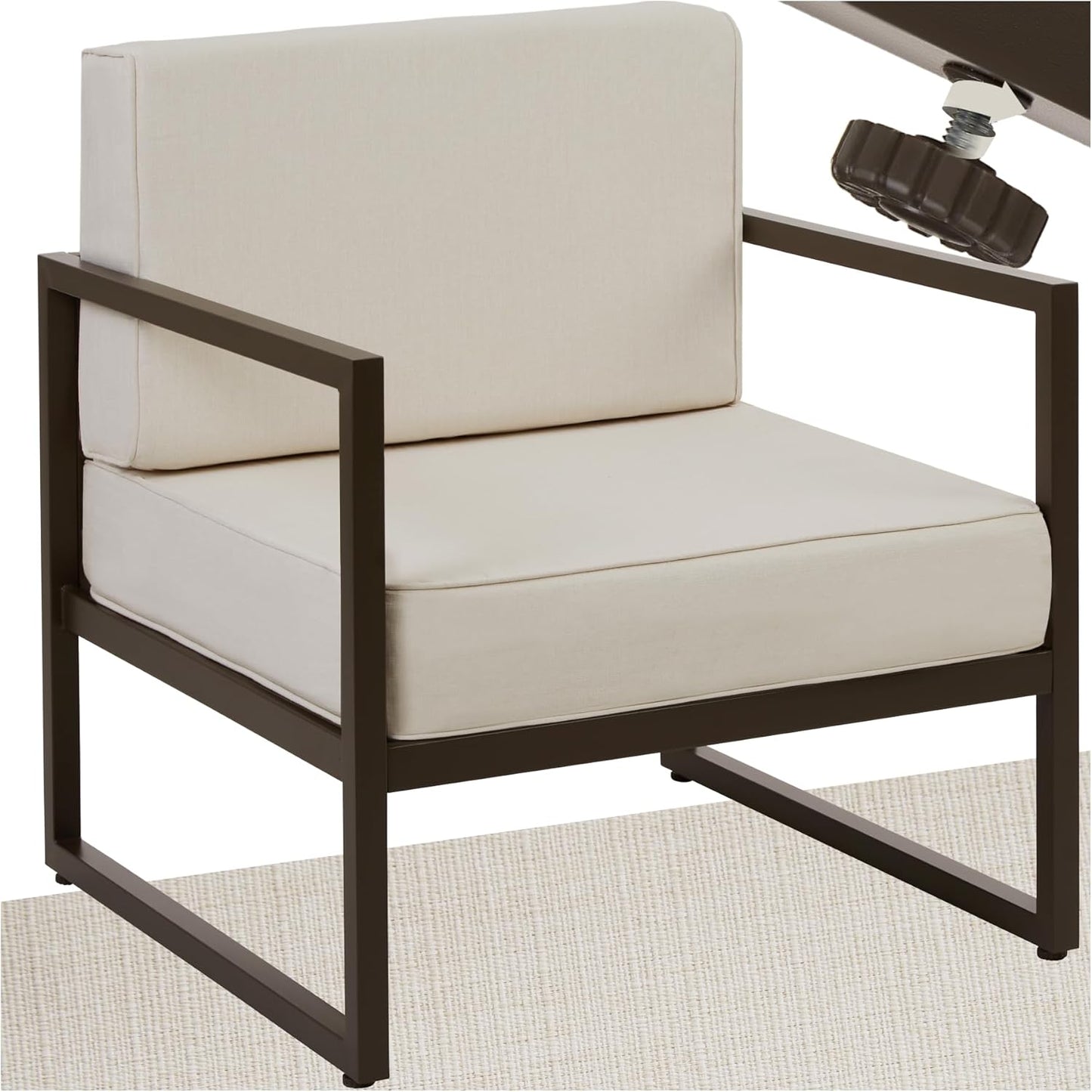 In,- and Outdoor Lounge Sofa , Wasserabweisend . 3 Sitzplätze 210 x 78 x 85 cm