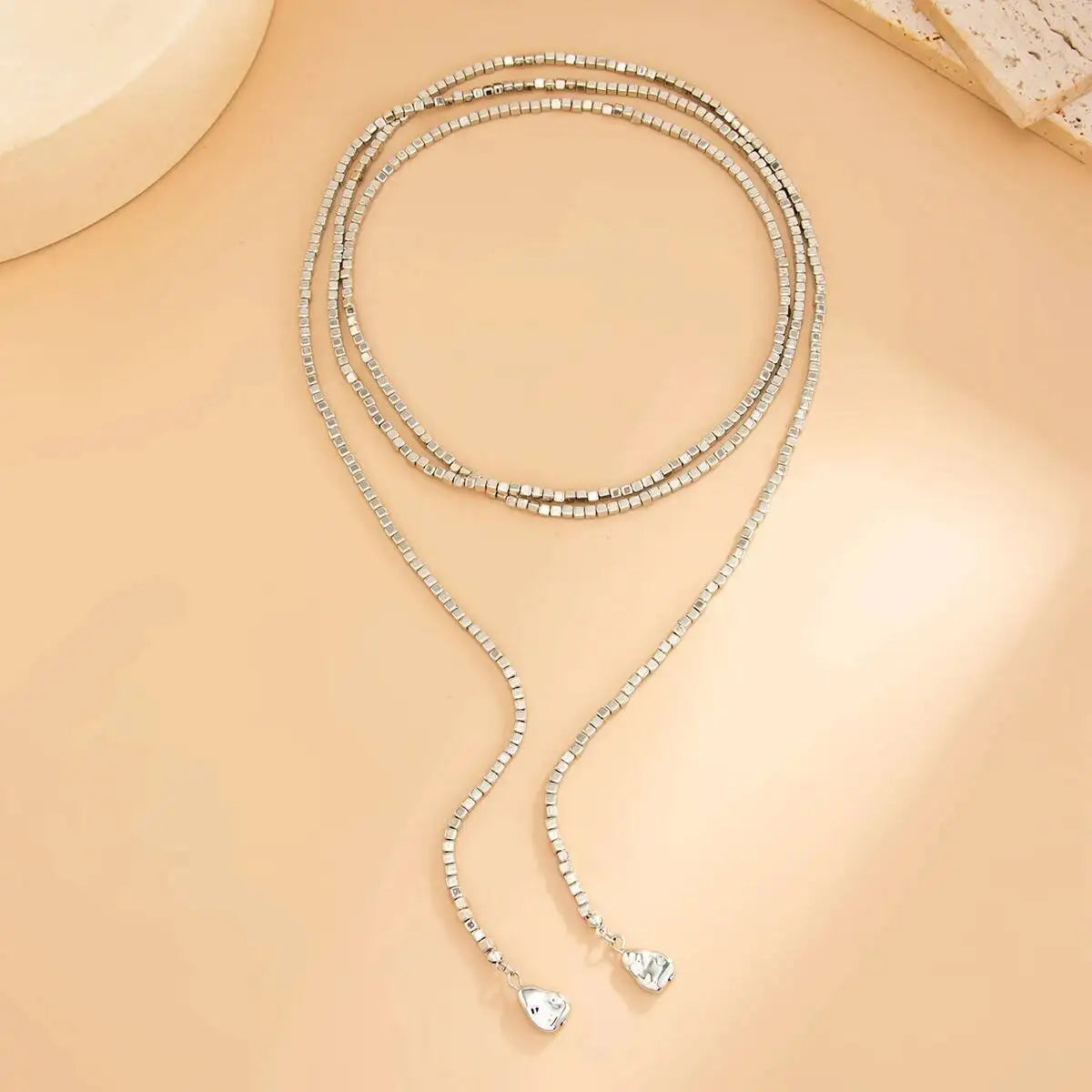 Ich liebe diese Kette :  4 Varianten Boho-Kette ;  lang oder kurz tragbar / Kombinierbar mit passendem Armband.