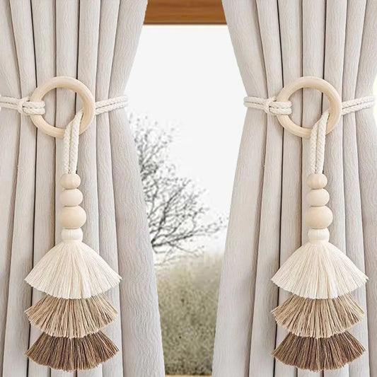 2 Stück Vorhang-Raffhalter, Dekorative Vorhang-Seil-Krawatten, Bequem Zu Verwenden, Kreativer Vorhang-Gurt Für Badezimmer, Küche, Büro, Studios