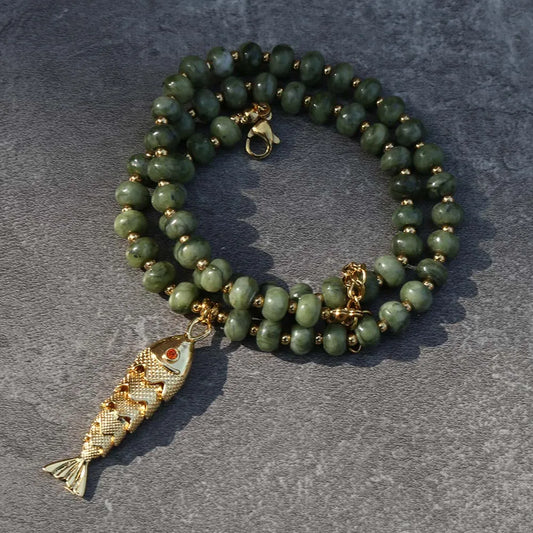  Vintage Kette / Armband  mit farbigen Abacus Perlen und abnehmbaren Anhänger NEU!