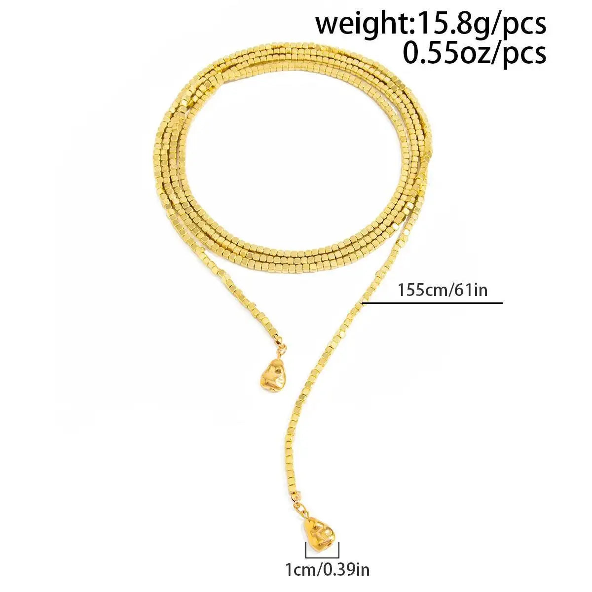 Ich liebe diese Kette :  4 Varianten Boho-Kette ;  lang oder kurz tragbar / Kombinierbar mit passendem Armband.