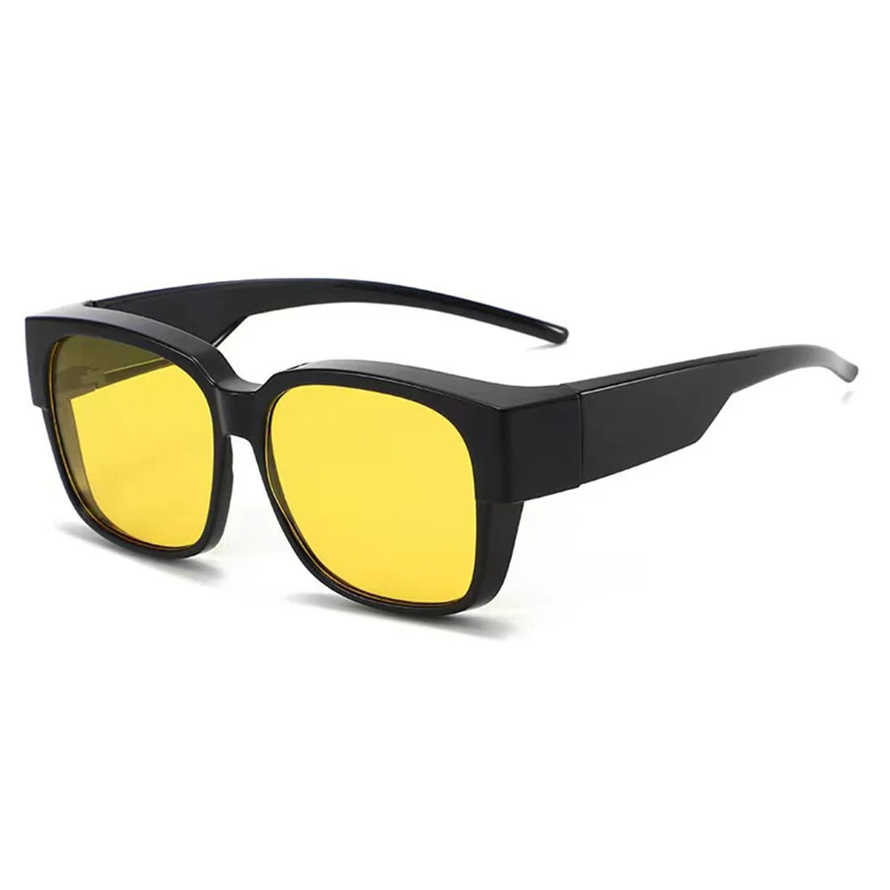 Vintage Überbrille Unisex. Passt auf jede Brillenfassung mit Stärke und schützt vor Sonneneinstrahlung.